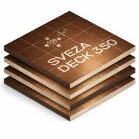 Фанера ламинированная Свеза DECK 350 21 мм 1800х1220 мм F/F сорт 1/1 березовая